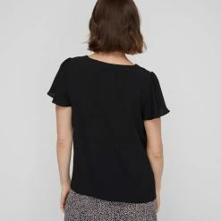 Khoko Smart Sweetheart Flutter Top Black Black -Women's Clothing store online BP647581002 black 2